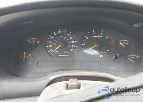 1998 Ford Mustang из США, поврежденный, VIN 1FAFP4048WF206663